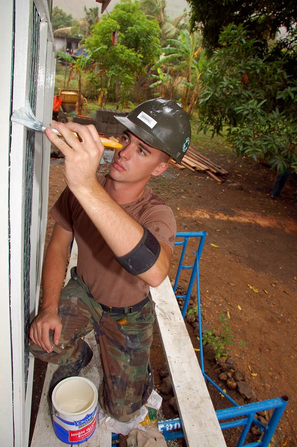 Fixing up a clinic in Papua New Guinea