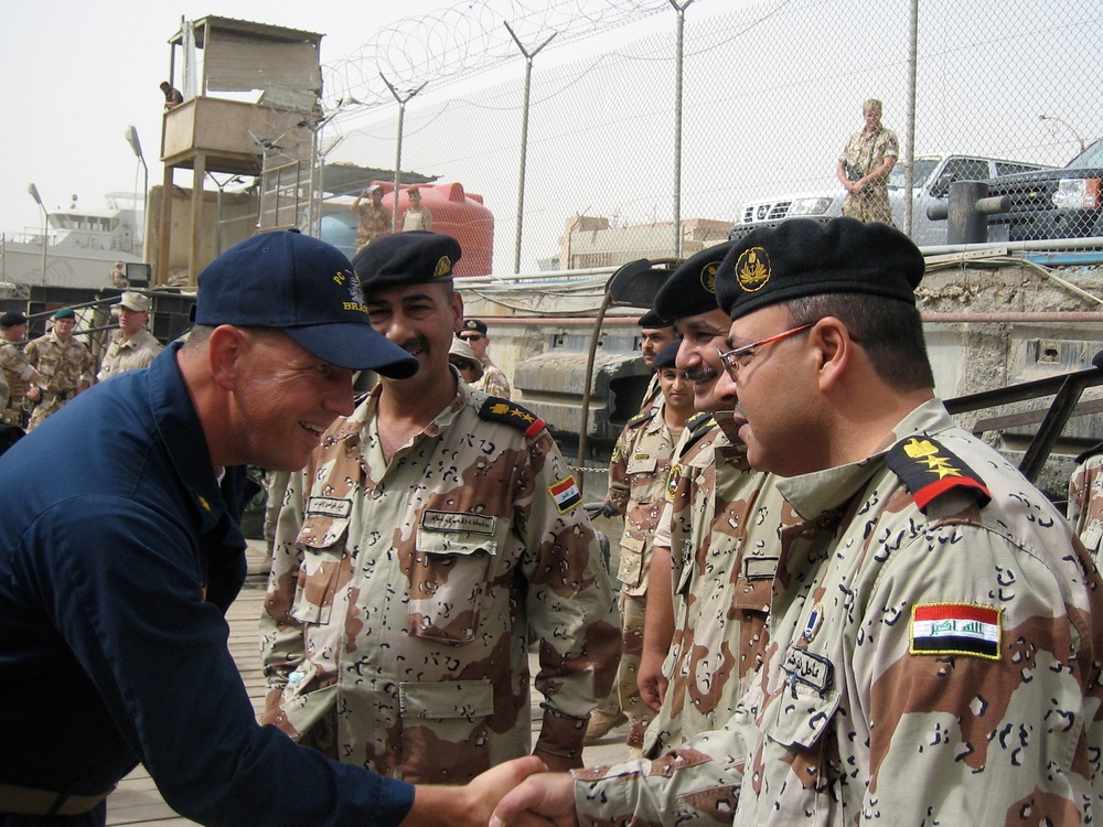 USS Firebolt Makes Port Visit to Iraq