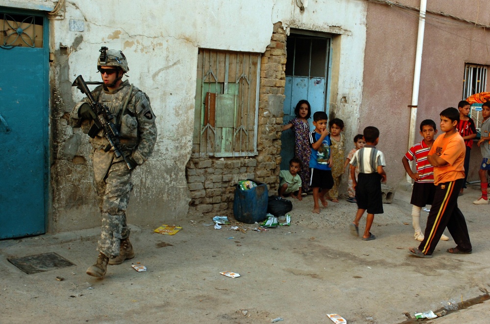 Strike Soldiers continue to secure once rough area of Baghdad