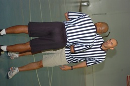 College Basketball Coaches Bring Camaraderie, Admiration for Soldiers