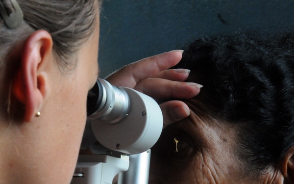 Eye exams in Nicaragua