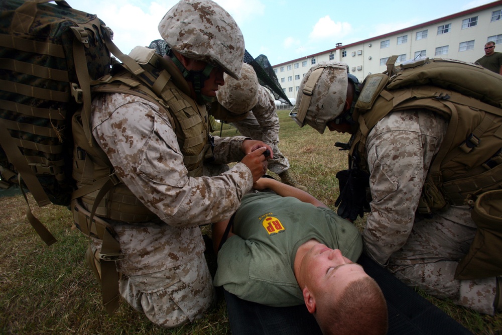 CLB-31 Establishes Evacuation Control Center on Okinawa