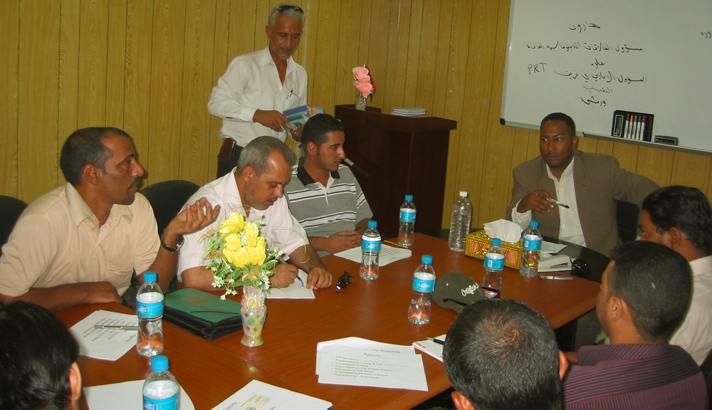 Iraqi journalists participate in media training