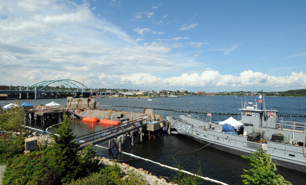 Juliett 484/Landing Craft Utility 1647 Moored