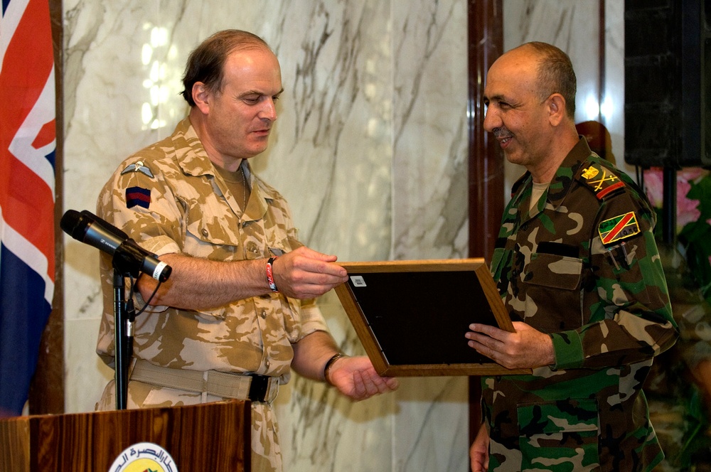 British Soldiers transfer authority