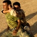 Iraqi Soldiers Practice Combatives