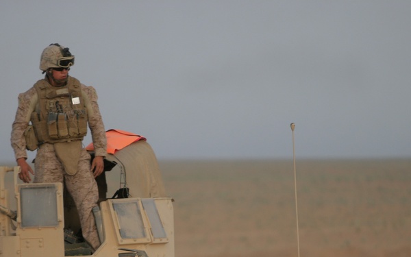 Marines Conduct Desert Operations