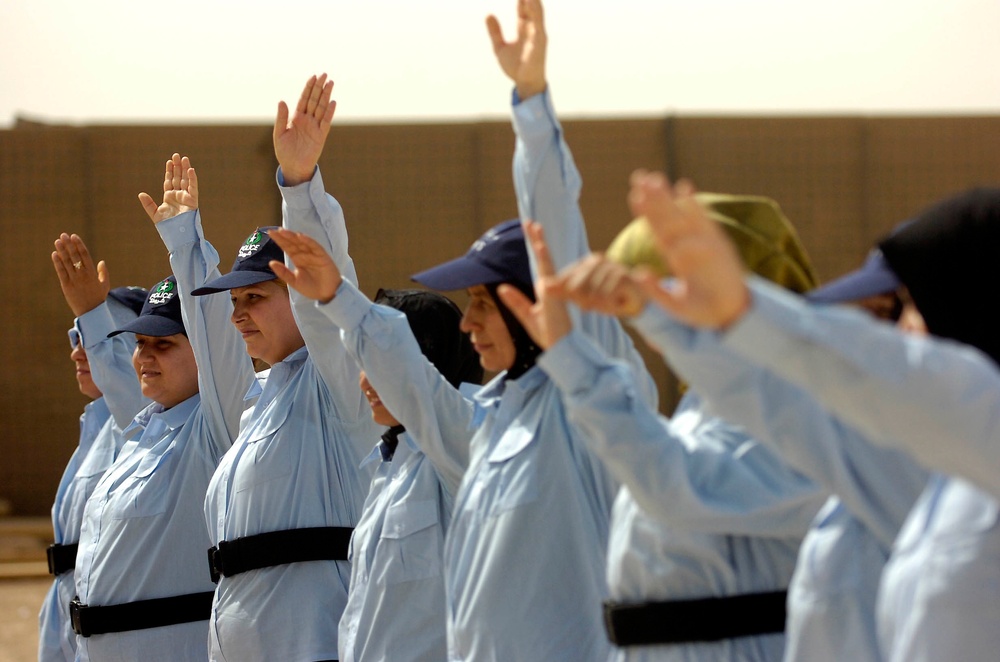 Kirkuk Police Academy training-up females in northeastern Iraq