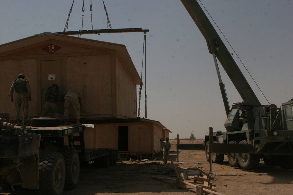 Southwest Asia hut mover saves military money