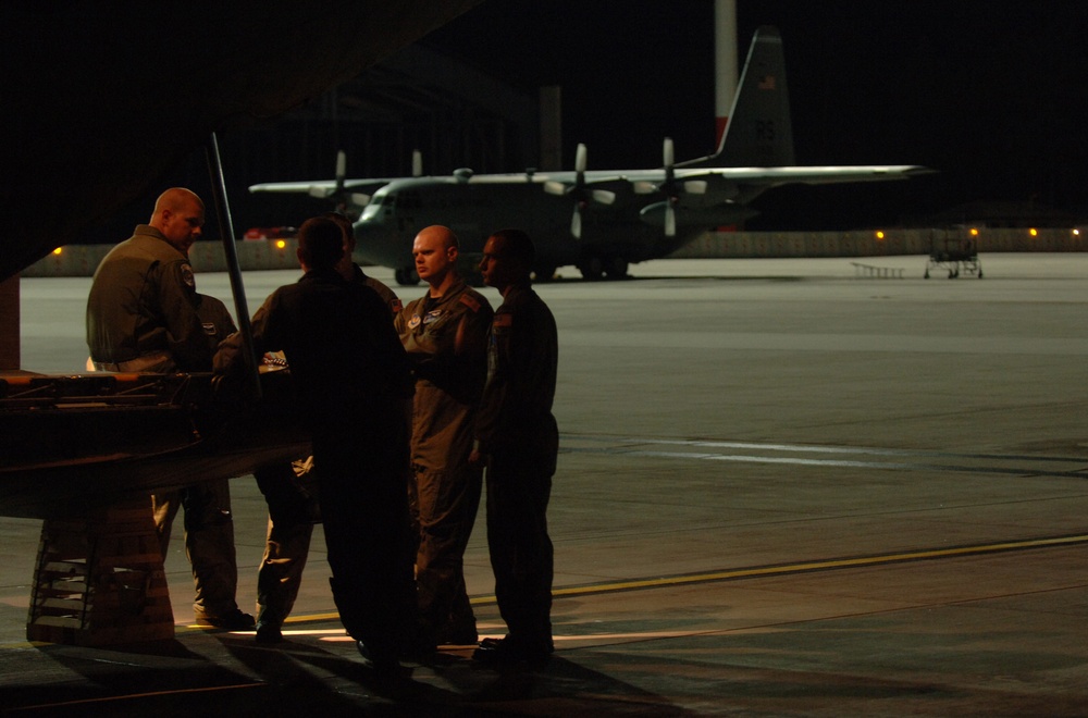 Ramstein Airmen load supplies for Georgia relief mission