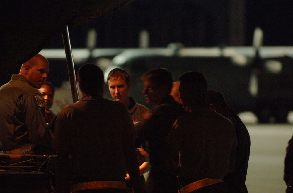 Ramstein Airmen load supplies for Georgia relief mission