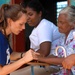 Nicaraguan Residents Receive Care at High School Clinic During Continuing Promise 2008