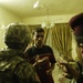 Iraqi and U.S. Soldiers Search for Weapons Cache