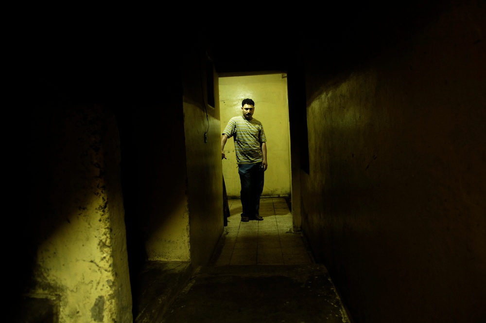 Iraqi and U.S. Soldiers Search for Weapons Cache
