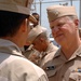 Chief of Naval Operations, Master Chief Petty Officer of the Navy Visit Sailors