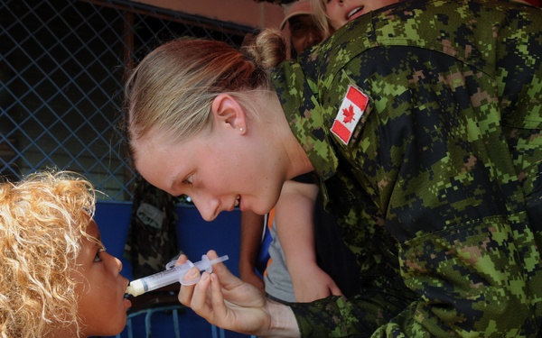 Hard work at medical clinic in Nicaragua