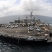 USS Ronald Reagan, USNS Bridge Replenish At Sea