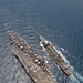 USS Ronald Reagan, USNS Bridge Replenish At Sea