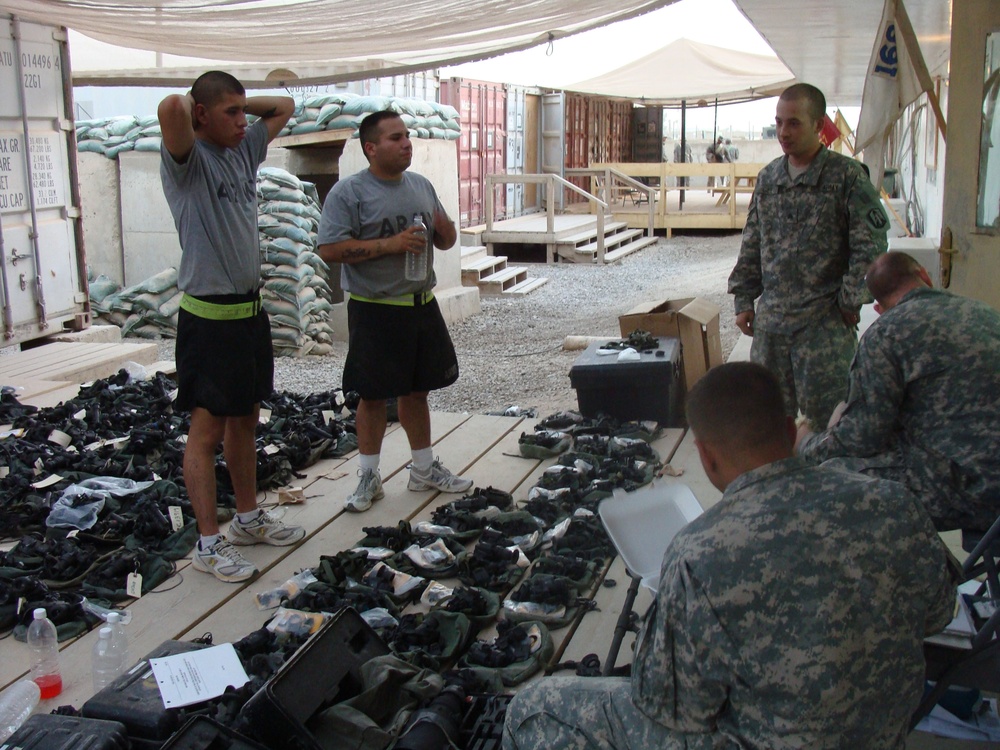 Arms Room Inspection