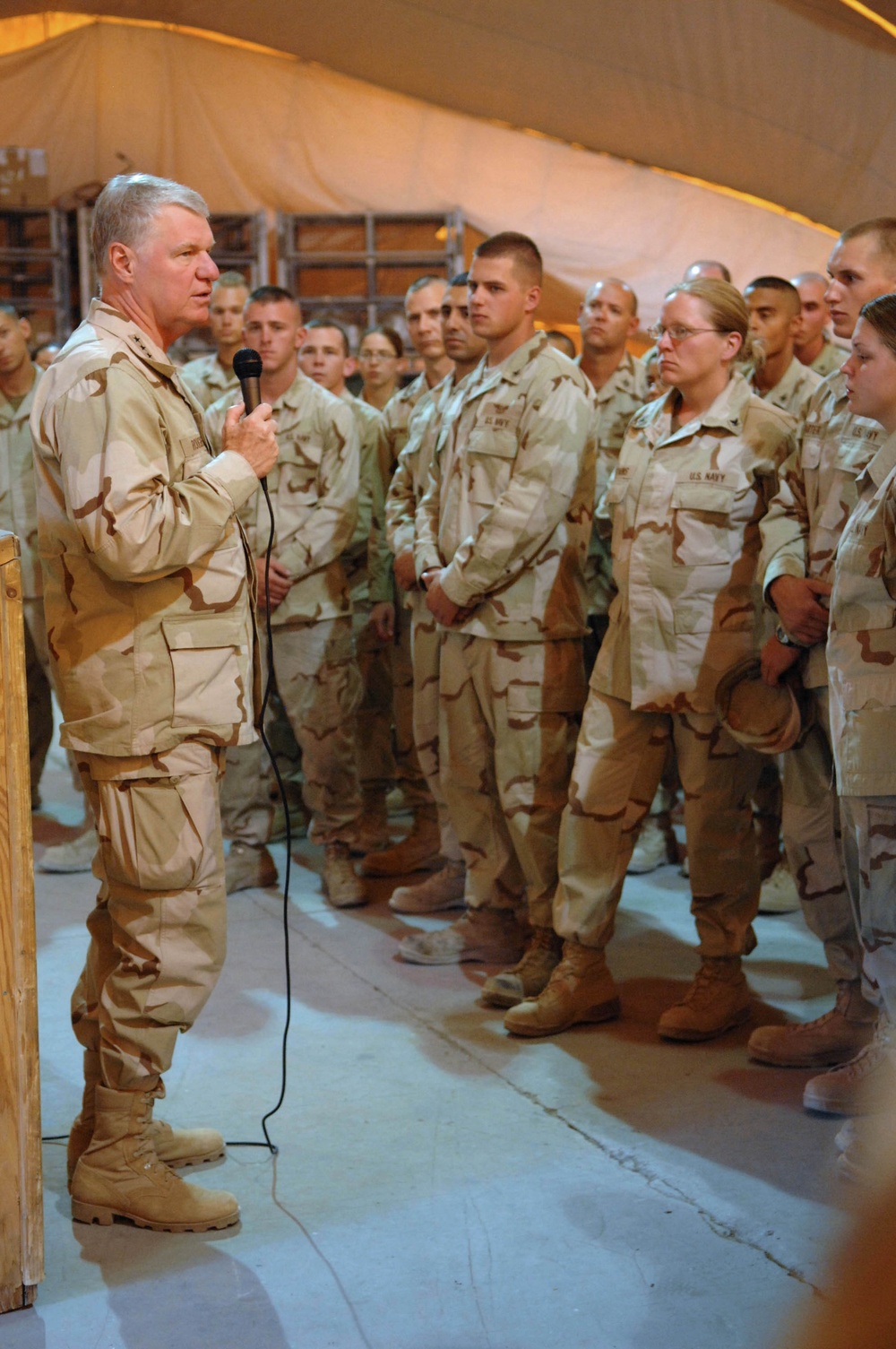 Chief of Naval Operations Visits Bagram Air Force Base