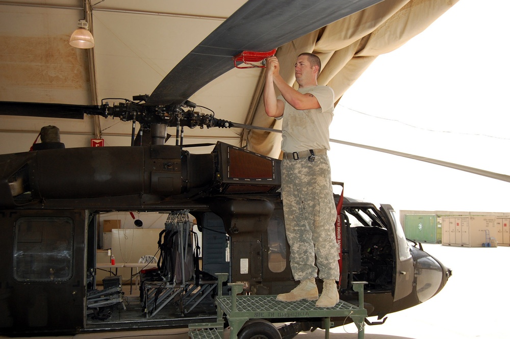 Mechanics ratchet 'hawks into sky
