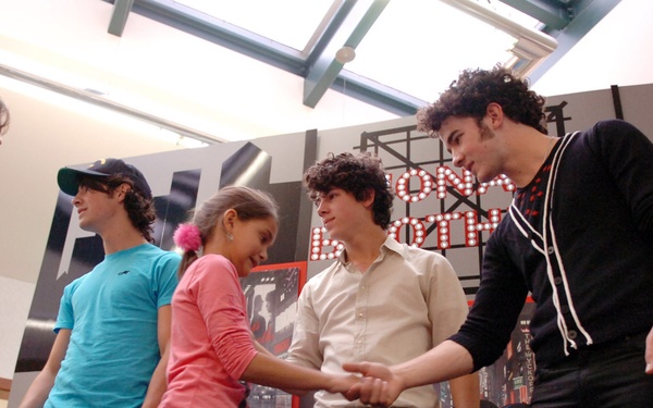 Jonas Brothers visit Naval Air Station Oceana