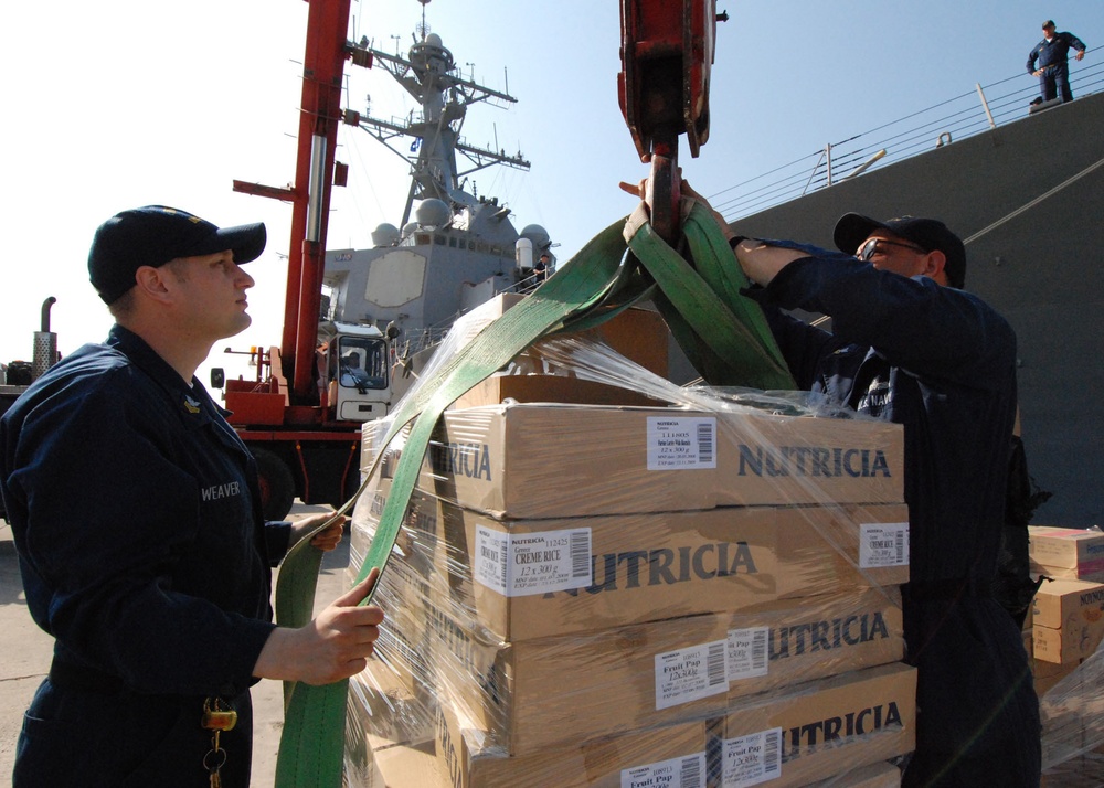 Sixth Fleet Deploys Ships in Support of Humanitarian Assistance Mission