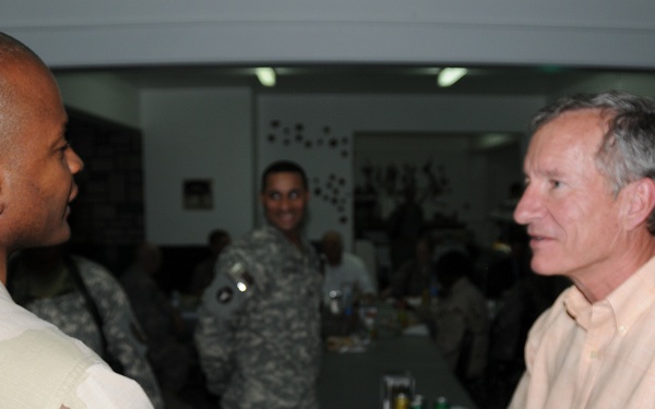 Congressional delegation visits Camp Eggers