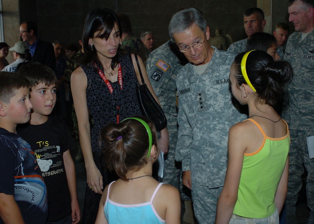 U.S. officials visit Georgia citizens, examine humanitarian efforts