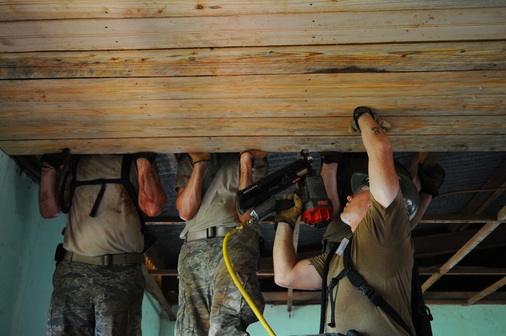 Installing a new ceiling