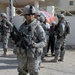 Iraqi Army, Multi-National Division-Baghdad Soldiers provide security during combined medical engagement