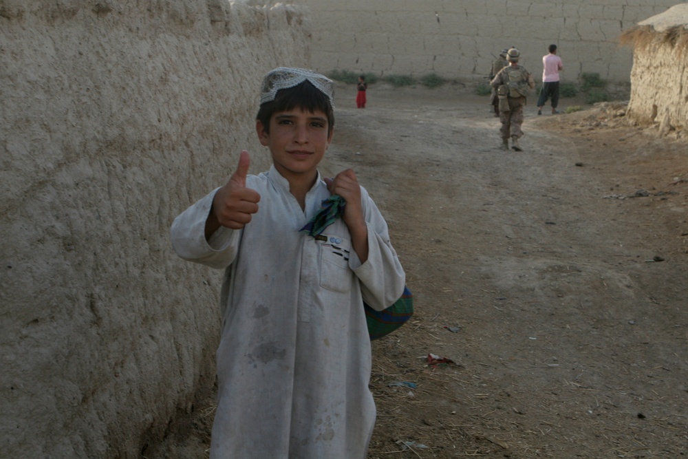 Patrol Through Helmand Province