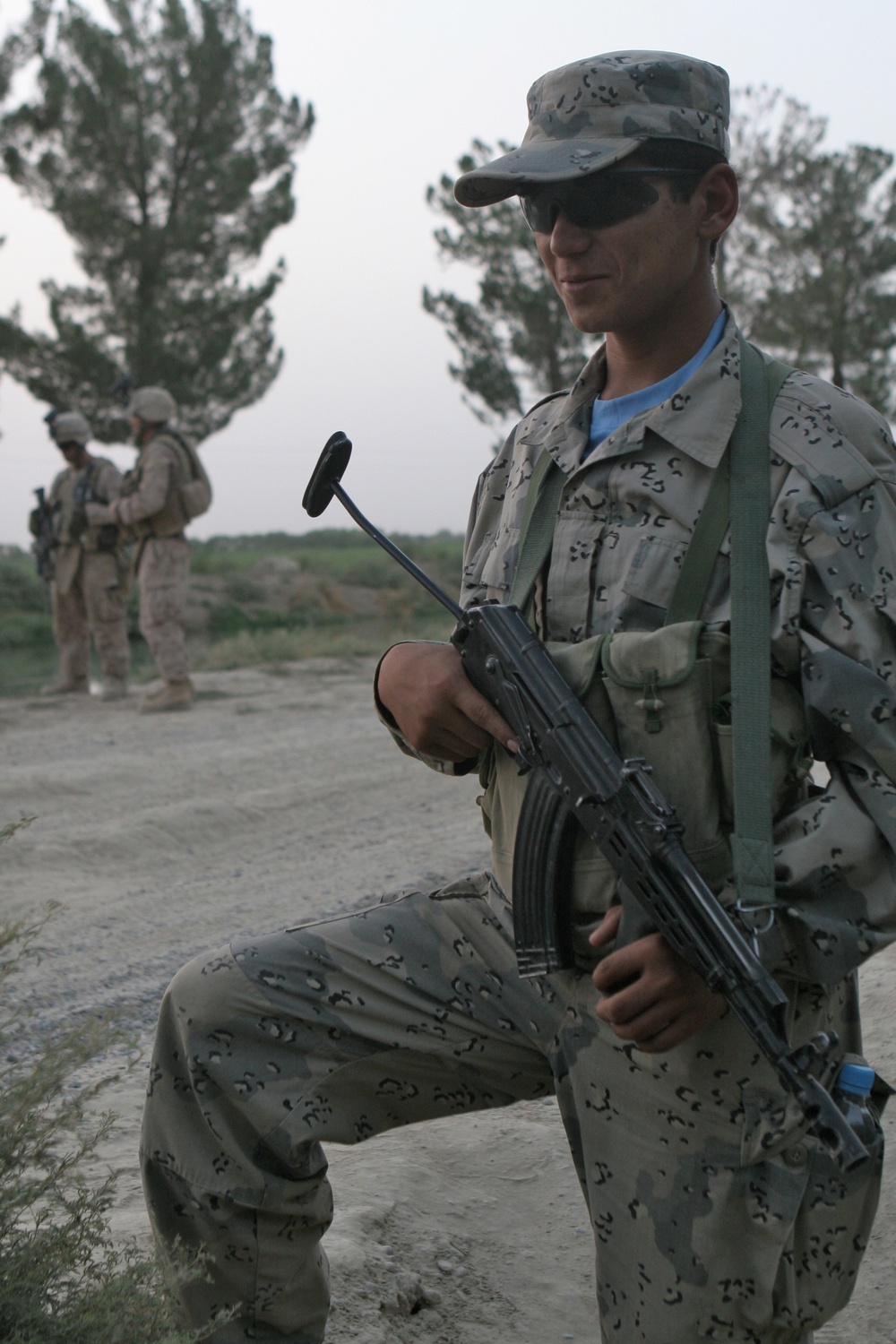 Patrol through Helmand province