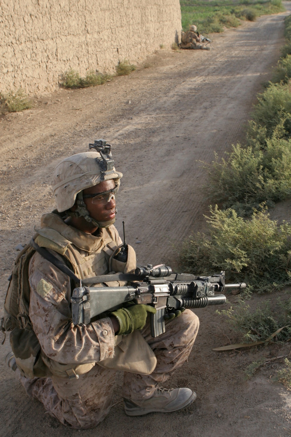 Patrol through Helmand province