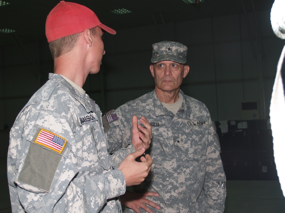 BG Schultz Visits JBB for JMARC