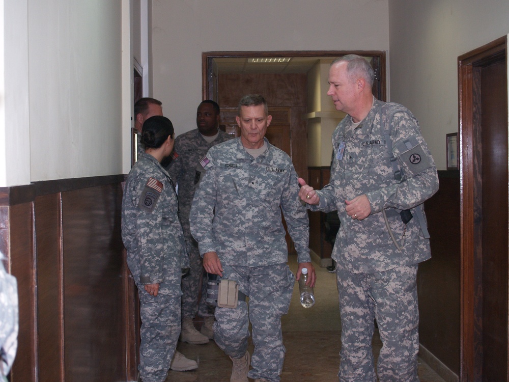 BG Schultz Visits JBB for JMARC