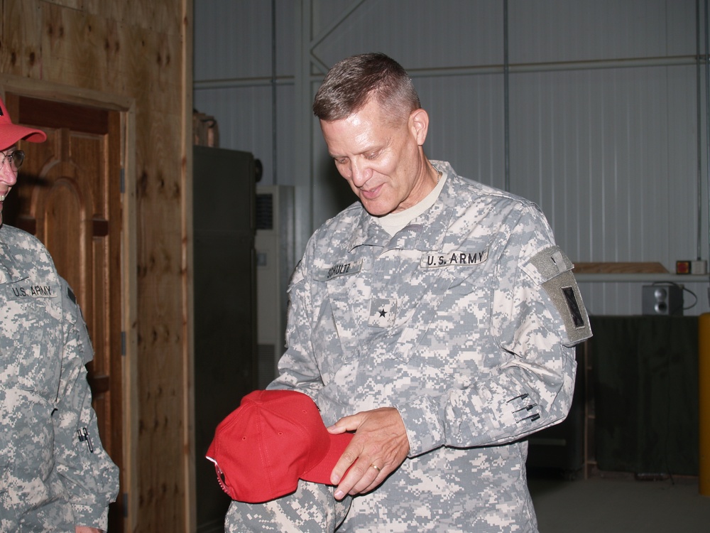 BG Schultz visits JBB for JMARC