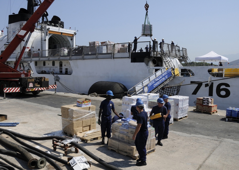 U.S. Coast Guard Cutter en route to Georgia for Humanitarian Relief Efforts