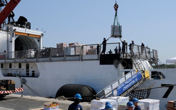 U.S. Coast Guard Cutter en route to Georgia for Humanitarian Relief Efforts