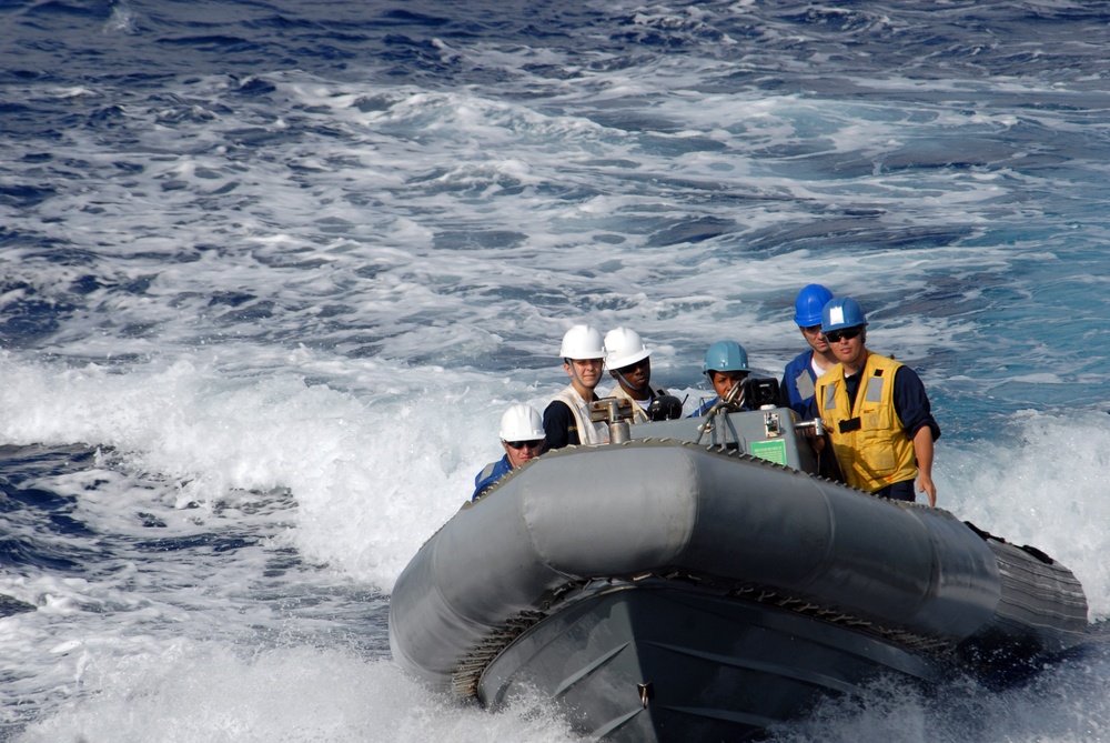 Full speed ahead for the USS Howard