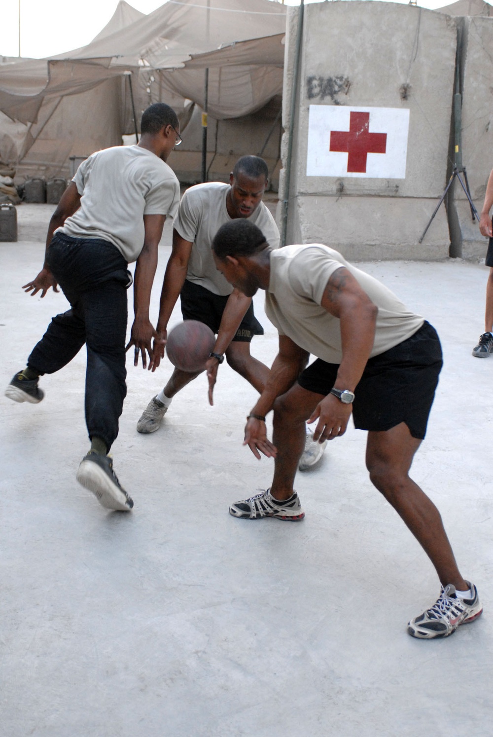 Basketball comes to FOB Callahan