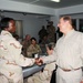 U.S. Secretary of Navy pays a visit to Camp Eggers' Navy personnel
