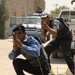 U.S. Soldiers train Iraqi police in Reaction to Contact