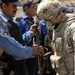 U.S. Soldiers train Iraqi police in Reaction to Contact