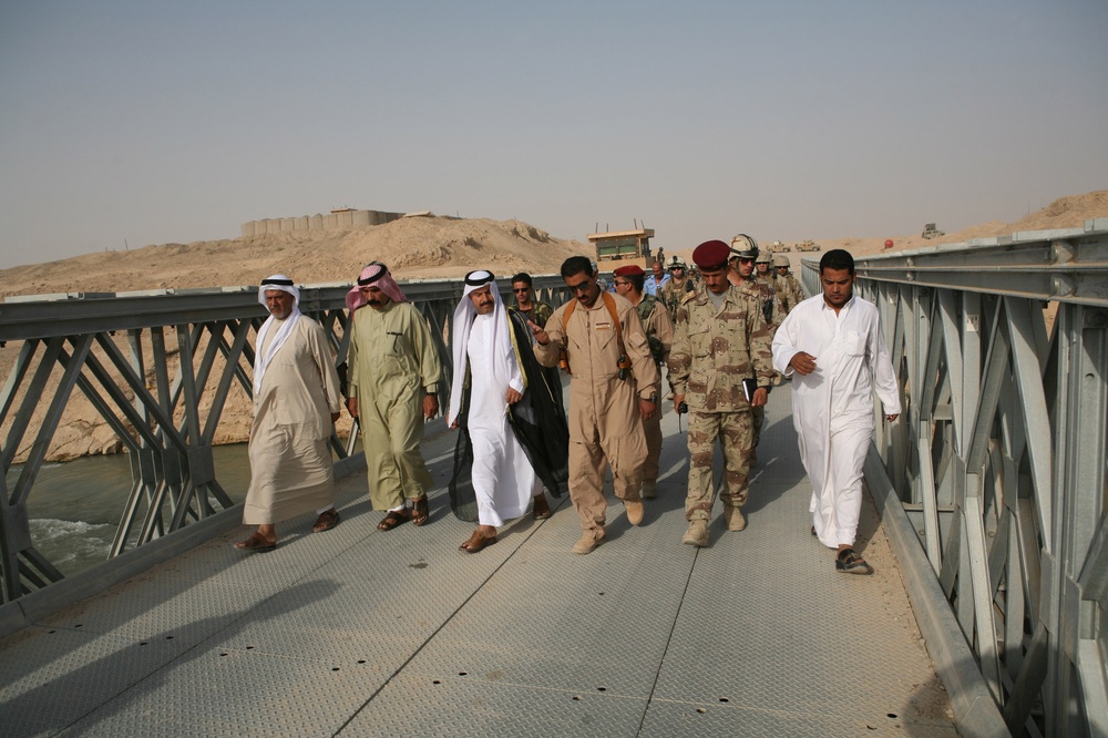 Bridge re-opens over Thar Thar Canal