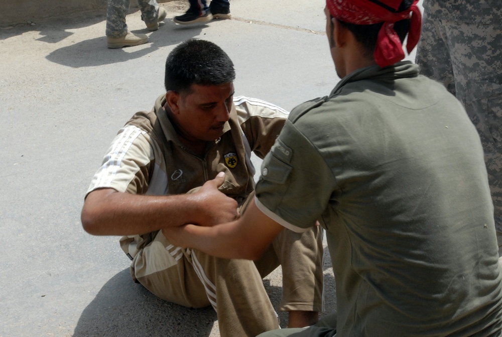 Iraqis step up for themselves
