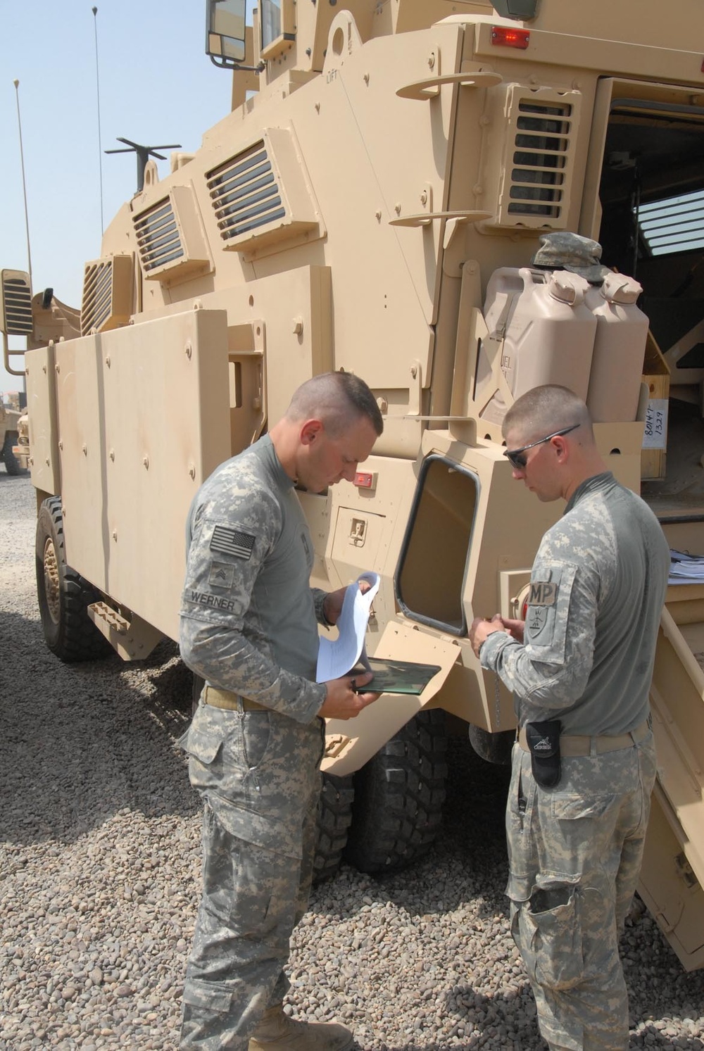 MPs get first taste of MRAPs