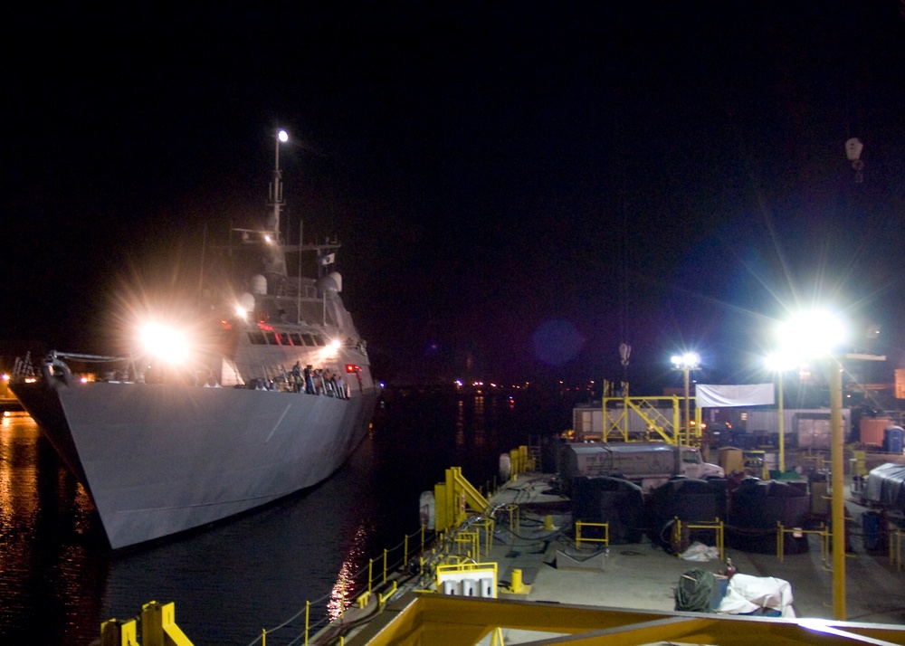 Operations of USS Freedom