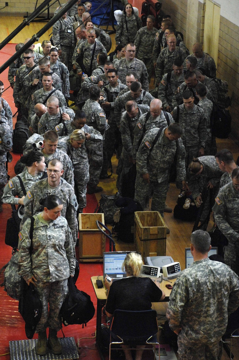 Soldiers of Task Force 34 Depart From Ft. Sill, Oklahoma