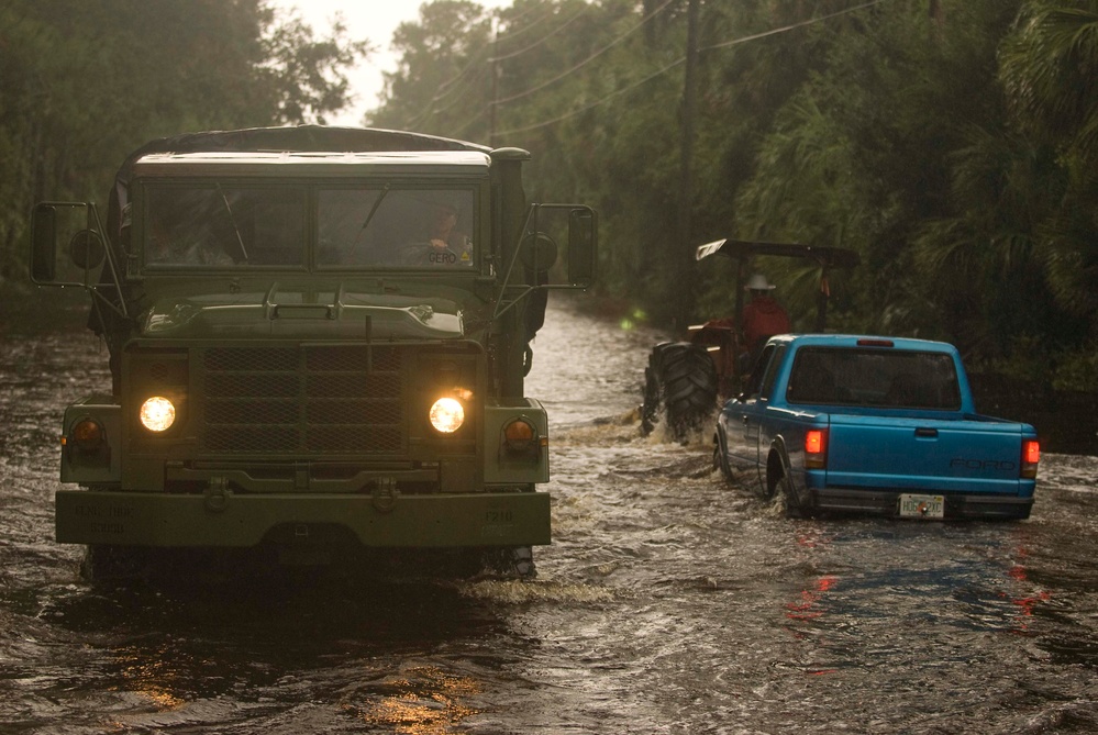 Florida National Guard Assist in Central and Northern Florida